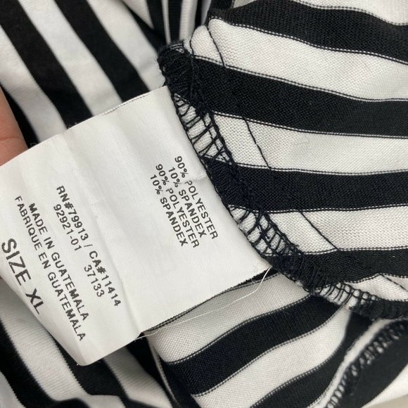 Motherhood Maternity XL Nursing Top Striped Wrap - Picture 5 of 6